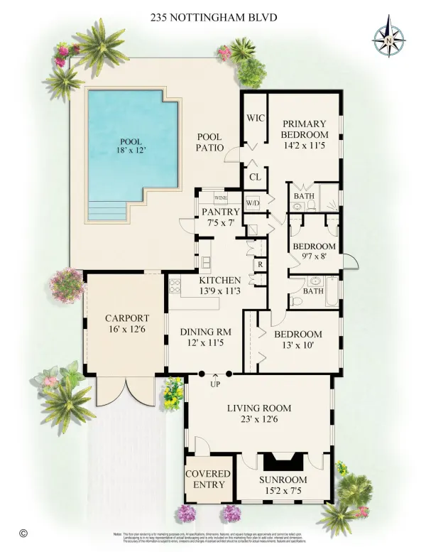 235 Nottingham Boulevard, West Palm Beach, FL 33405
